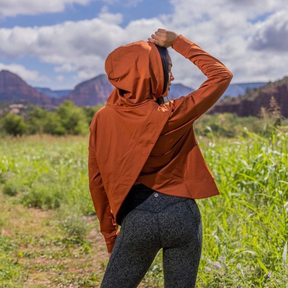 Sentia ATHLETICS Crossover Hoddie, Copper
